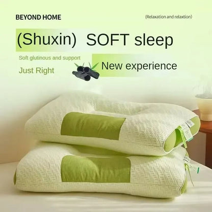 Bamboo Carbon Fiber Antibacterial Neck Pillow For Restful Sleep 1