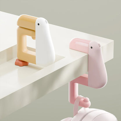 Portable Duck Shape Table Hook For Bags And Accessories 1