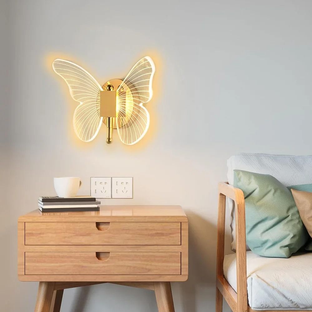 Butterfly Wall Lamp Luxury Modern Nordic LED Indoor Lighting 2