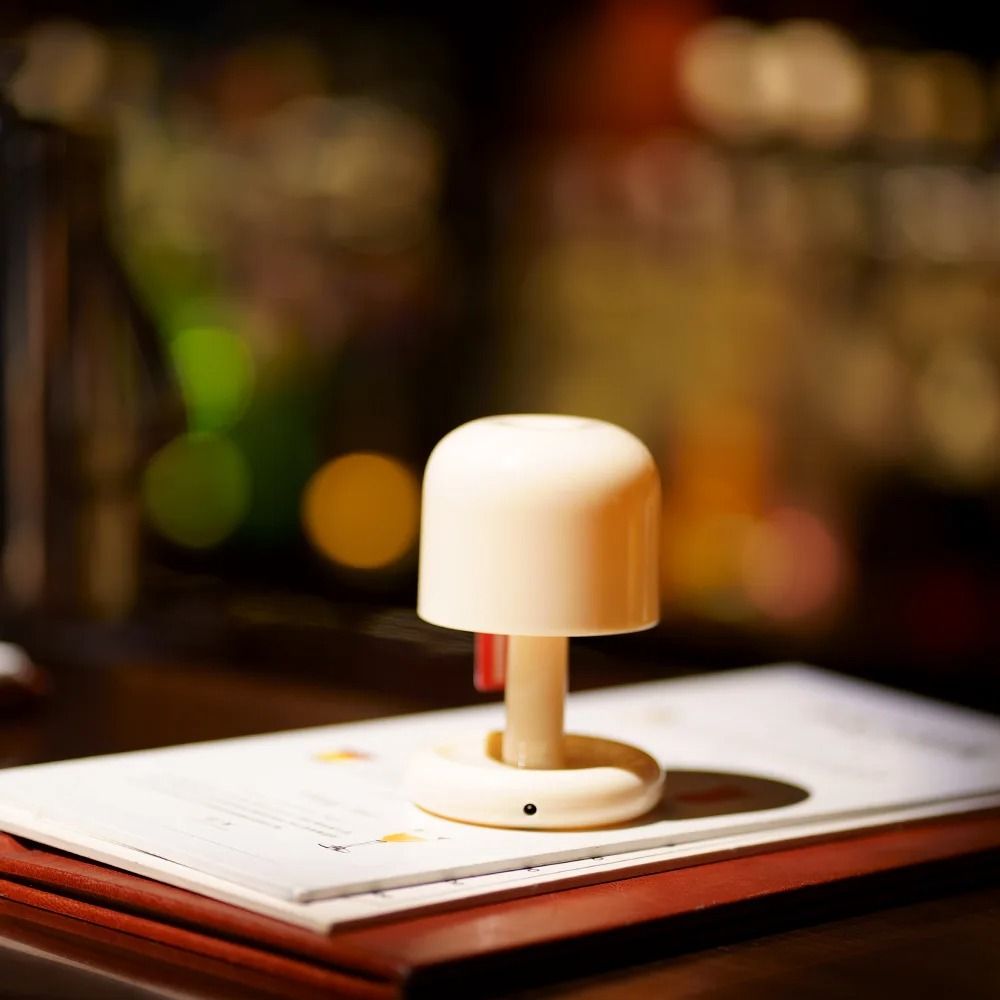 Mini Desktop Sunset Night Lamp USB Rechargeable Mushroom Style LED 4
