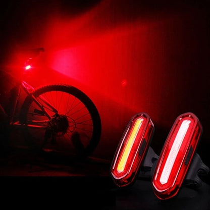 USB Rechargeable Cycling Tail Light With Wide Beam And Reflective Strap 3
