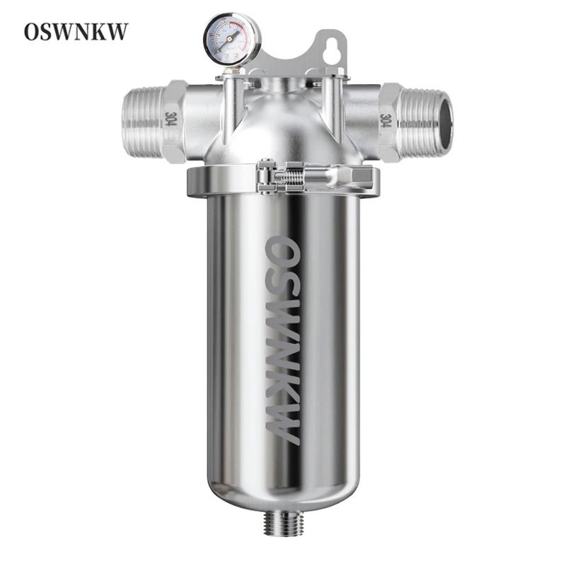 Whole House 40 Micron Sediment Water Filter with 316 Stainless Steel Mesh