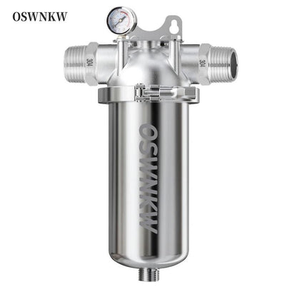 Whole House 40 Micron Sediment Water Filter with 316 Stainless Steel Mesh