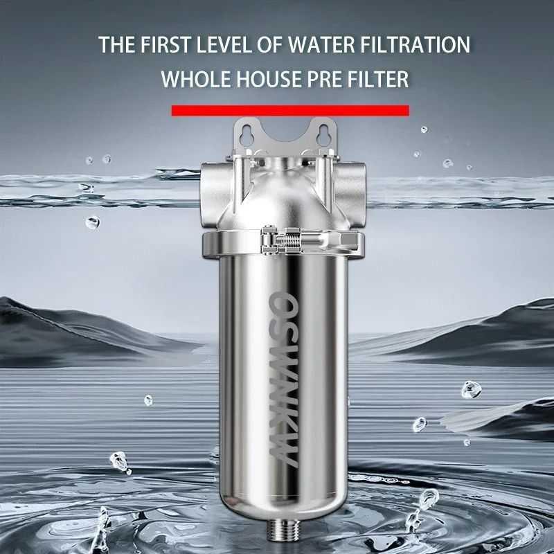 Whole House 40 Micron Sediment Water Filter With 316 Stainless Steel Mesh 3