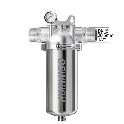 Whole House 40 Micron Sediment Water Filter With 316 Stainless Steel Mesh 6