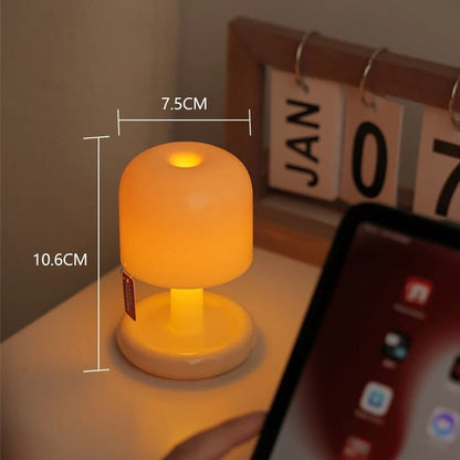 Rechargeable Mushroom Sunset Table Lamp USB LED Ambient Light 5