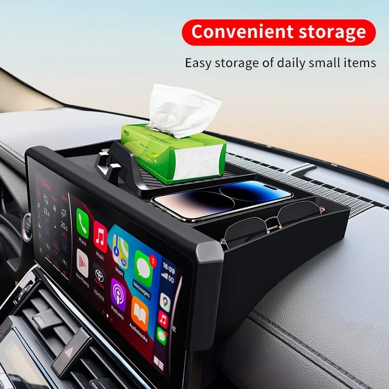 Toyota Land Cruiser 300 Multimedia Display Back Storage Protection Cover 3