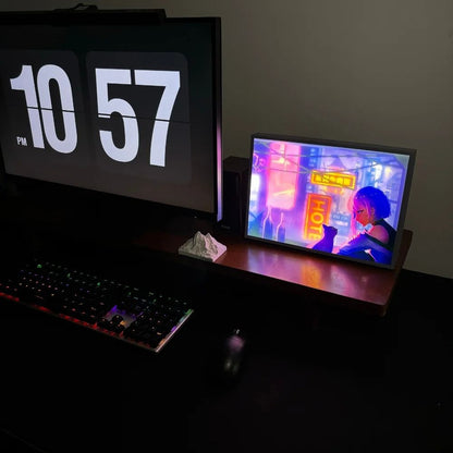 Anime Cyberpunk Neon Wall Lamp USB RGB Photo Frame Night Light 2