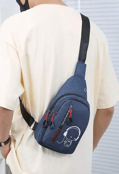 Stylish Nylon Mens Chest Bag Casual Sling Crossbody For Cycling And Everyday 4