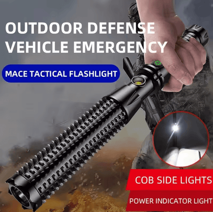 Retractable Wolf Tooth Tactical Flashlight Self Defense Tool