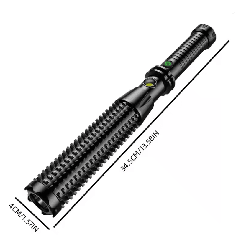 Retractable Wolf Tooth Tactical Flashlight Self Defense Tool 3