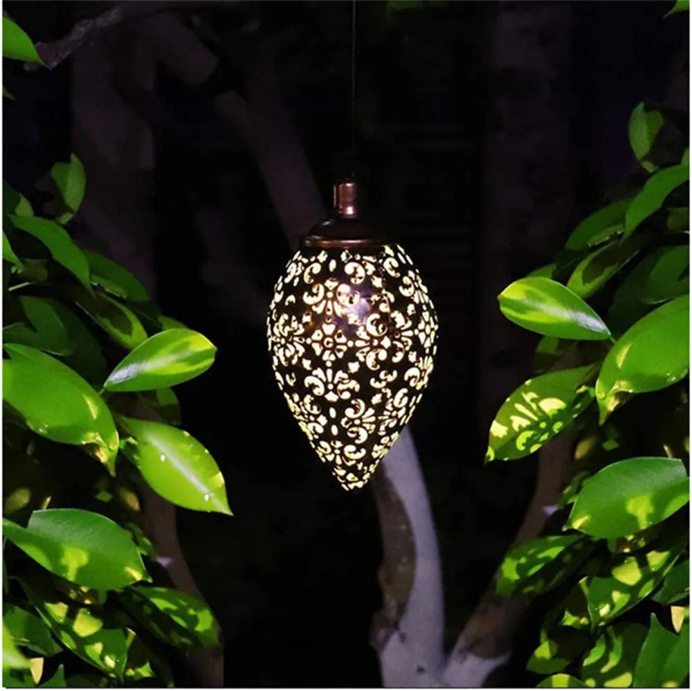 Water Drop Solar Projection Outdoor Light Waterproof Garden Lamp 2