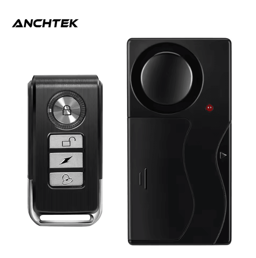 QuietGuard Motorcycle Vibration Alarm with Remote Control