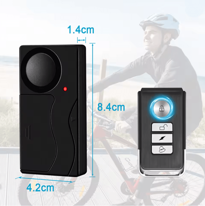 QuietGuard Motorcycle Vibration Alarm With Remote Control 2
