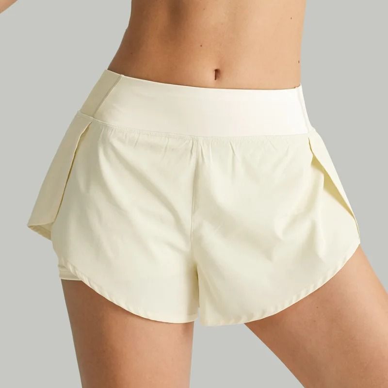Spring Summer Women Double Layer Running Shorts For Fitness 9