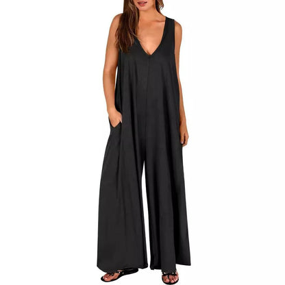 Casual Summer Pocket Jumpsuit For Women 5
