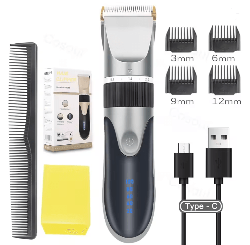 Cordless Professional Hair Clipper For Men And Kids 4