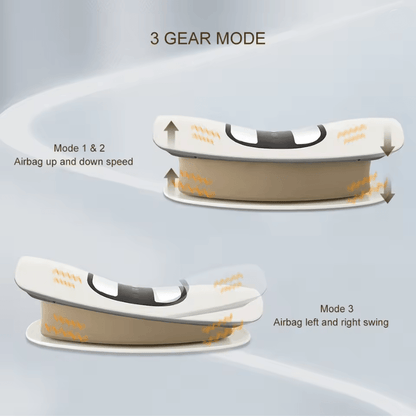 Electric Lumbar Vibration Traction Massager With Heat Therapy 2