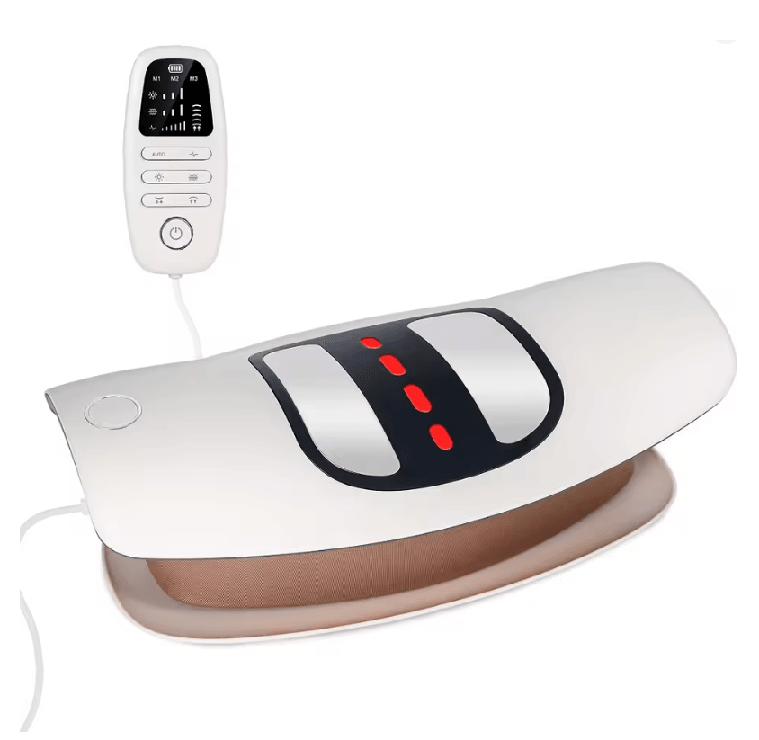 Electric Lumbar Vibration Traction Massager With Heat Therapy 4