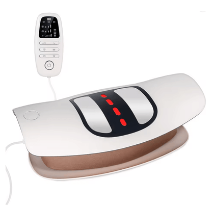 Electric Lumbar Vibration Traction Massager With Heat Therapy 4