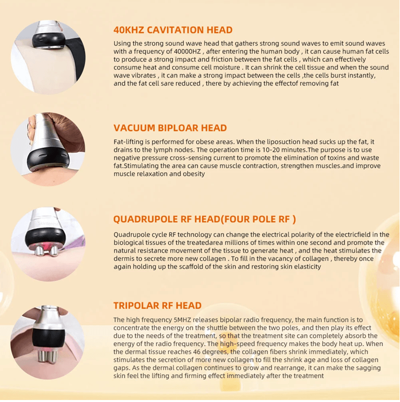 4 In 1 Cavitation Slimming And Skin Tightening Beauty Device 1