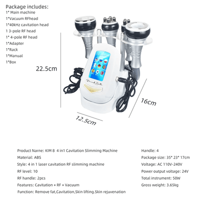 4 In 1 Cavitation Slimming And Skin Tightening Beauty Device 3