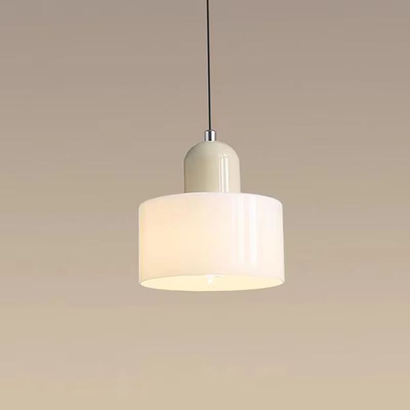 Nordic Modern Glass Bedside Pendant Light Long Line E27 Chandelier For Bedroom Restaurant Bar 2