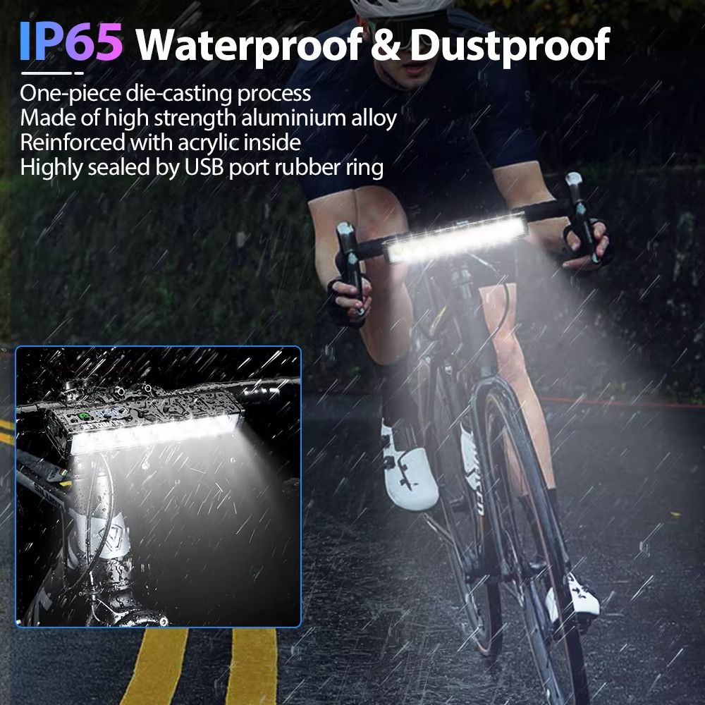 NEWBOLER 10000 Lumen USB Rechargeable Waterproof Bicycle Headlight With 10000mAh Battery For MTB Ro 3