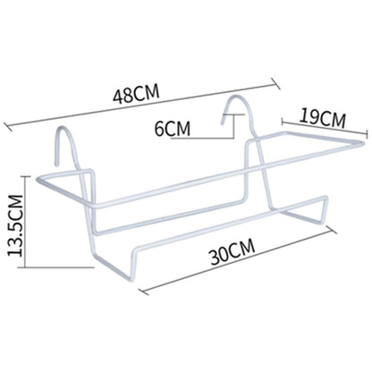 Hanging Planter For Balcony Railing Fence Planter Basket Window Box Flower Pot 6L For Garden And Ya 18