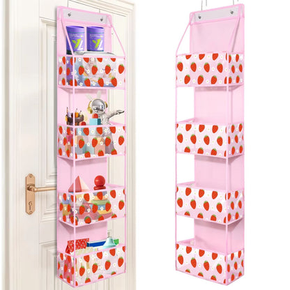 4 6 Layer Over The Door Hanging Storage Organizer Cosmetics Wall Organizer For Bathroom Closet Bedr 12