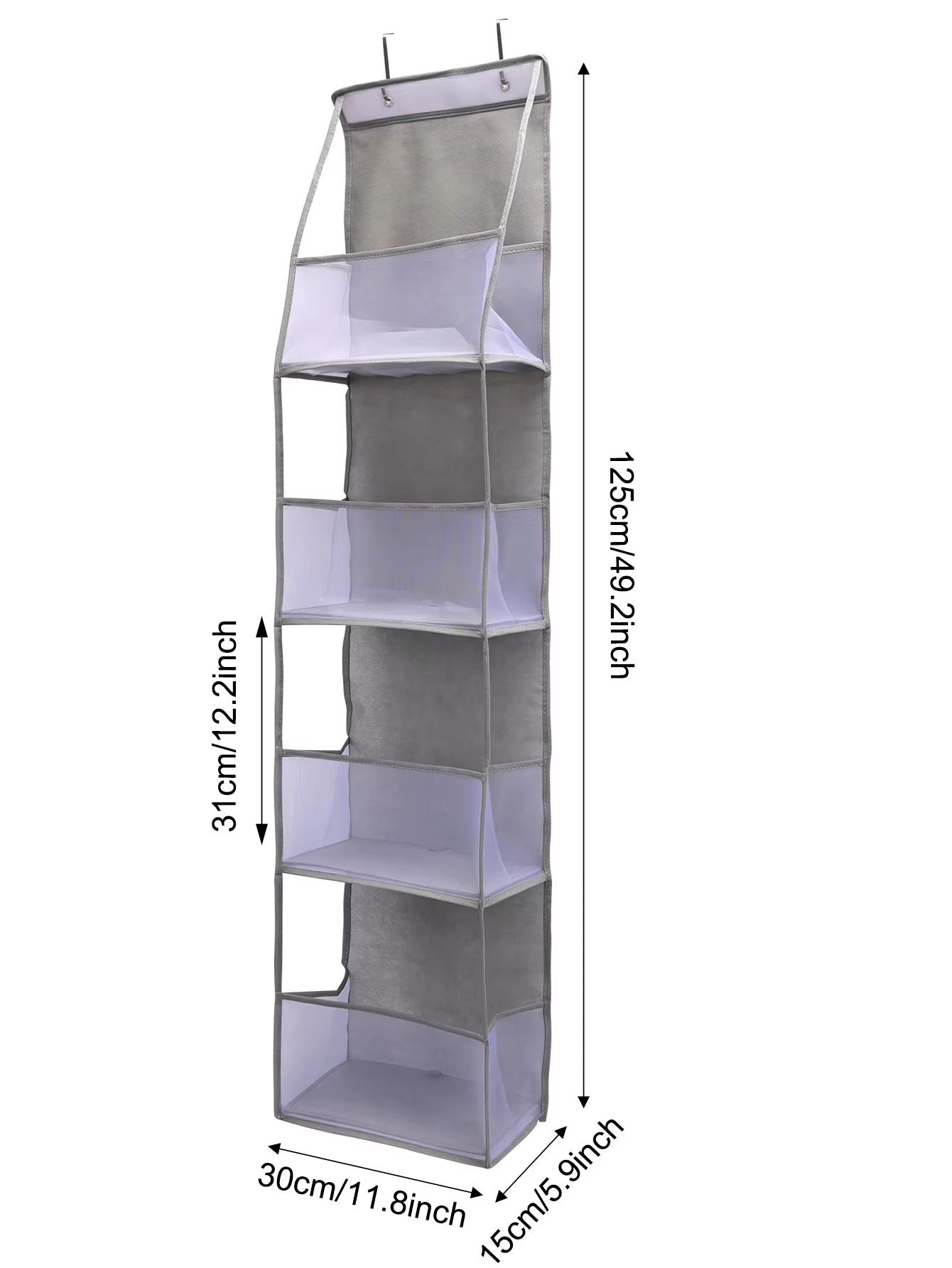 4 6 Layer Over The Door Hanging Storage Organizer Cosmetics Wall Organizer For Bathroom Closet Bedr 4