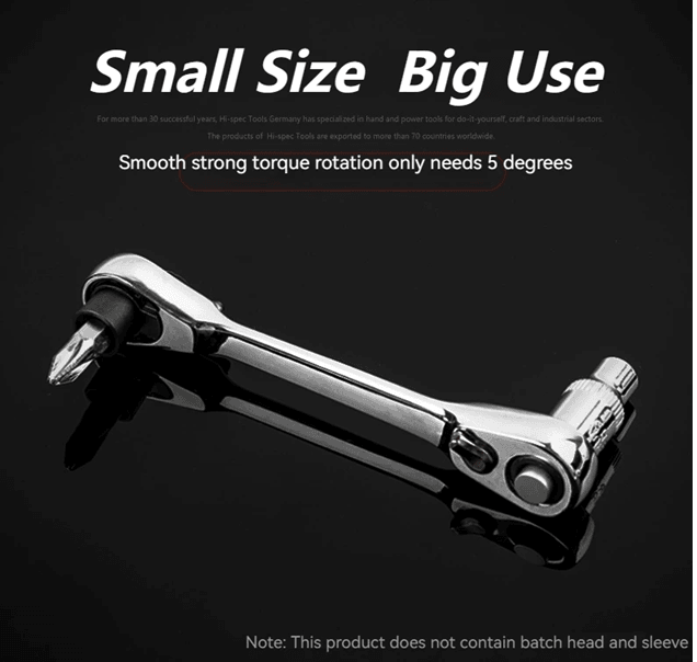 Compact DualDrive Ratchet Wrench 1