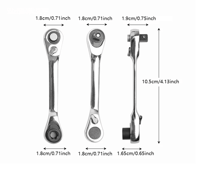 Compact DualDrive Ratchet Wrench 3