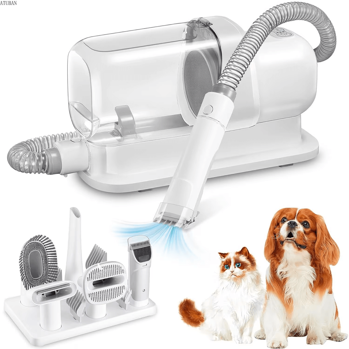 SwiftClean Pet Grooming Vacuum Kit