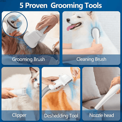 SwiftClean Pet Grooming Vacuum Kit 3