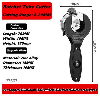 Compact Ratcheting Tube Cutter Tool 5