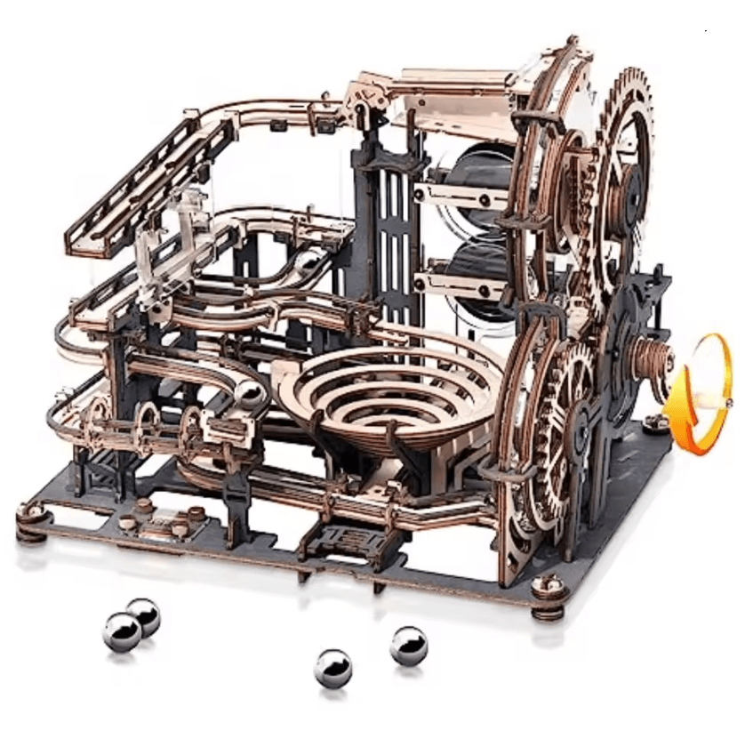 Galactic Marble Spaceport 3D Wooden Puzzle 5