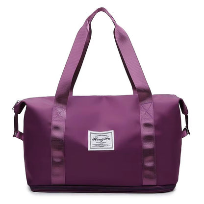 UNIXINU Carry On Travel Duffle Bag Waterproof Nylon Sports Gym Tote Large Capacity Luggage Handbag  11
