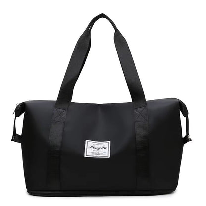 UNIXINU Carry On Travel Duffle Bag Waterproof Nylon Sports Gym Tote Large Capacity Luggage Handbag  6