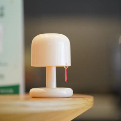 Mini USB Rechargeable Mushroom Style LED Night Light Sunset Projection Table Lamp for Home Bedroom Decor