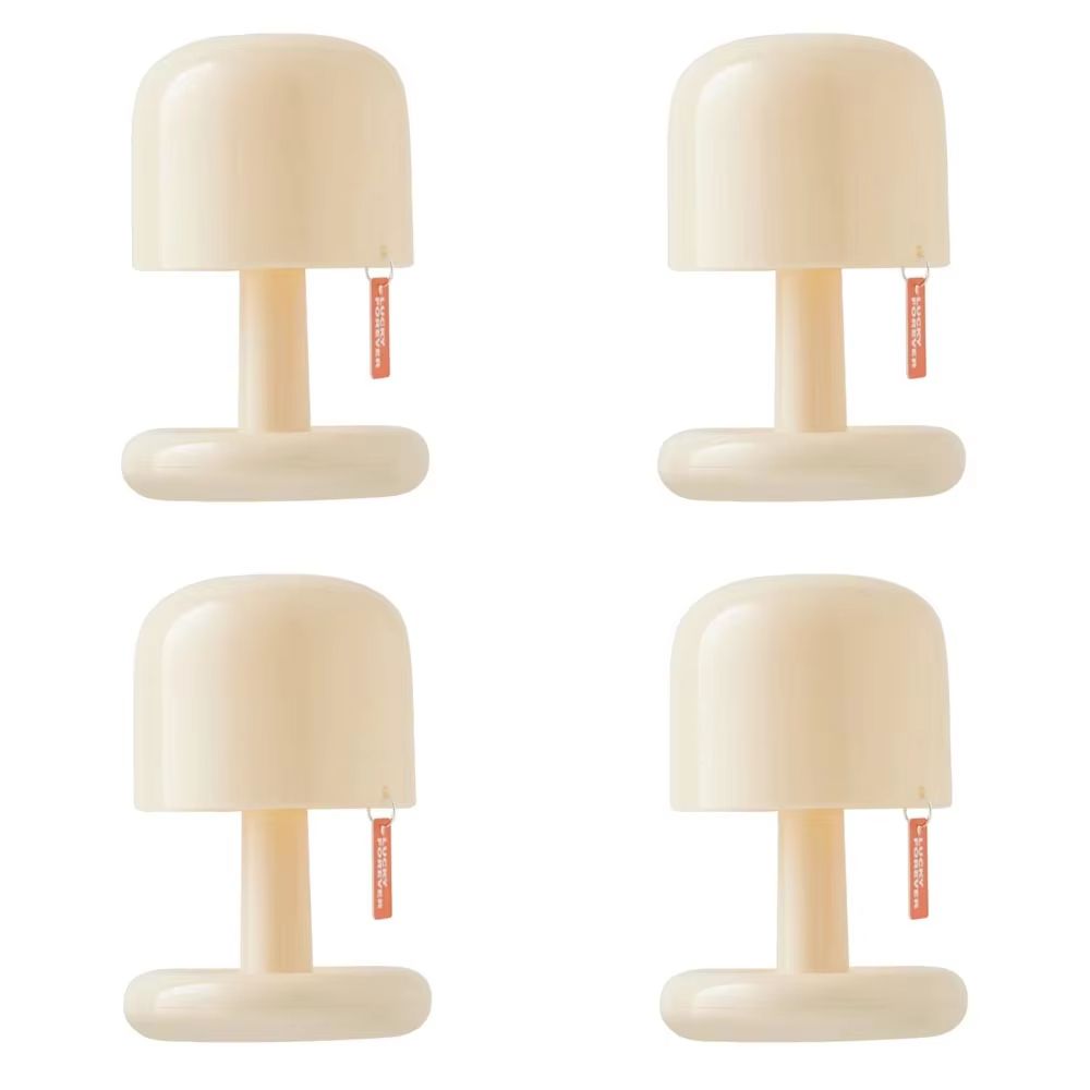 Mini USB Rechargeable Mushroom Style LED Night Light Sunset Projection Table Lamp For Home Bedroom  9