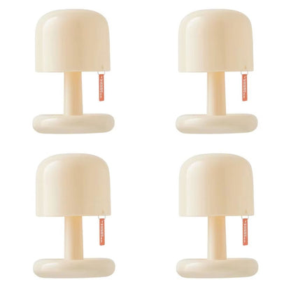 Mini USB Rechargeable Mushroom Style LED Night Light Sunset Projection Table Lamp For Home Bedroom  9