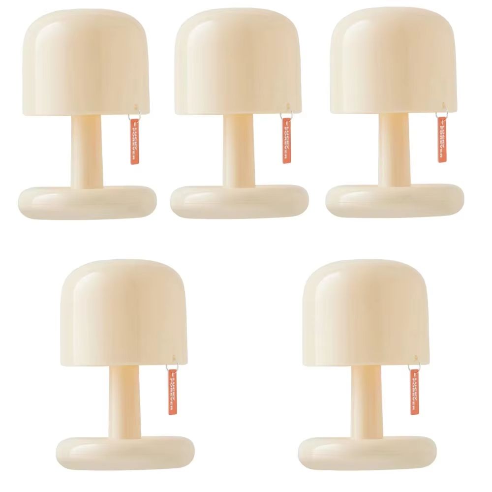 Mini USB Rechargeable Mushroom Style LED Night Light Sunset Projection Table Lamp For Home Bedroom  10