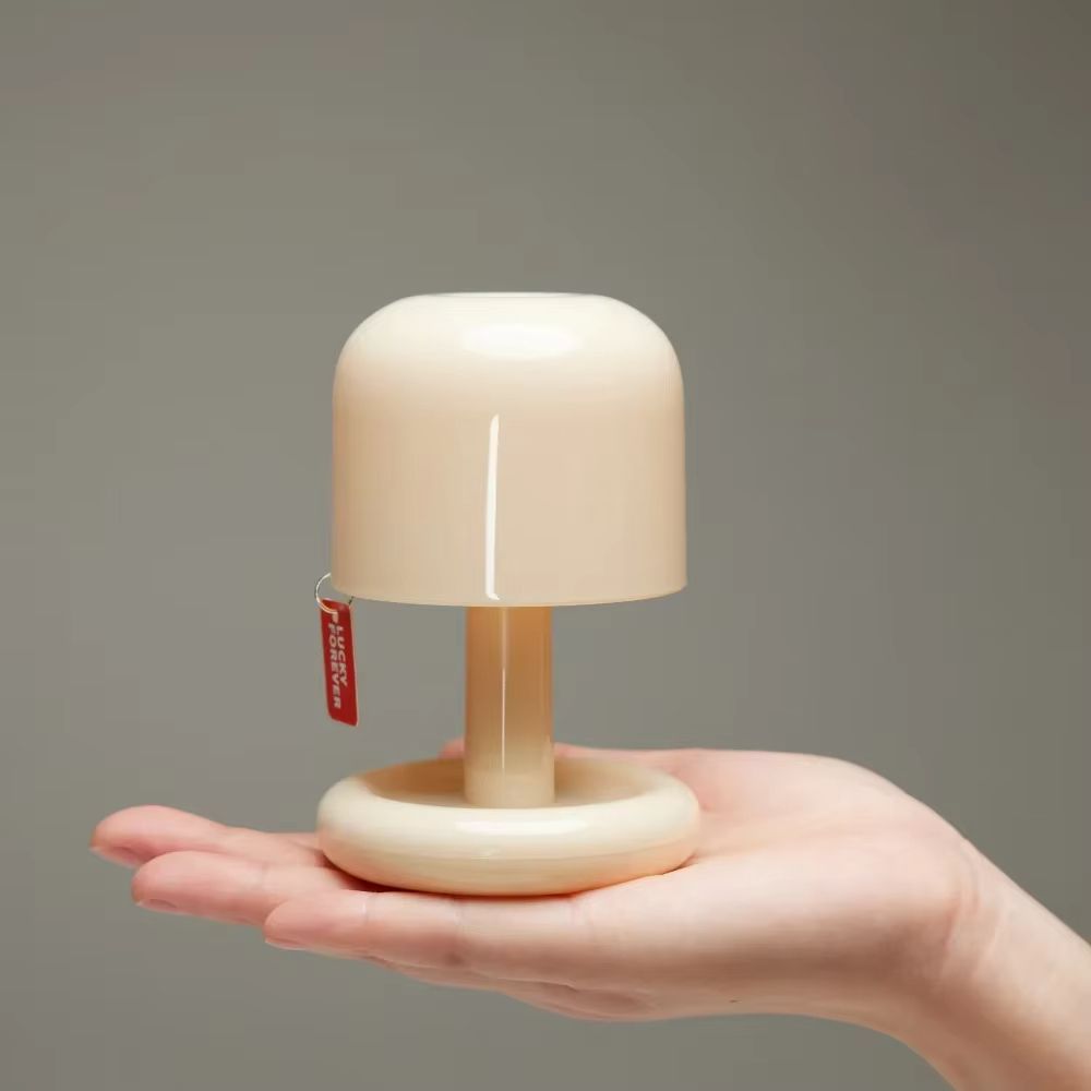 Mini USB Rechargeable Mushroom Style LED Night Light Sunset Projection Table Lamp For Home Bedroom  2