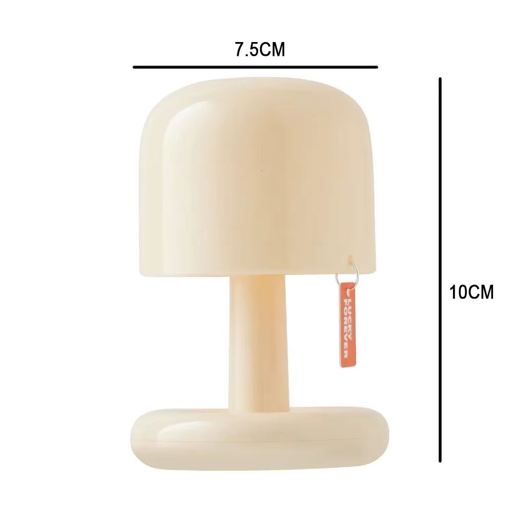 Mini USB Rechargeable Mushroom Style LED Night Light Sunset Projection Table Lamp For Home Bedroom  5