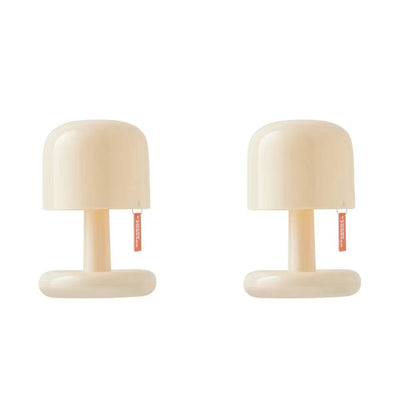 Mini USB Rechargeable Mushroom Style LED Night Light Sunset Projection Table Lamp For Home Bedroom  7