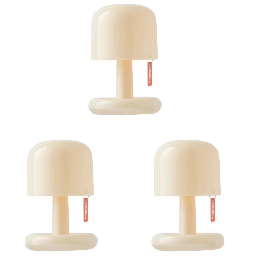 Mini USB Rechargeable Mushroom Style LED Night Light Sunset Projection Table Lamp For Home Bedroom  8