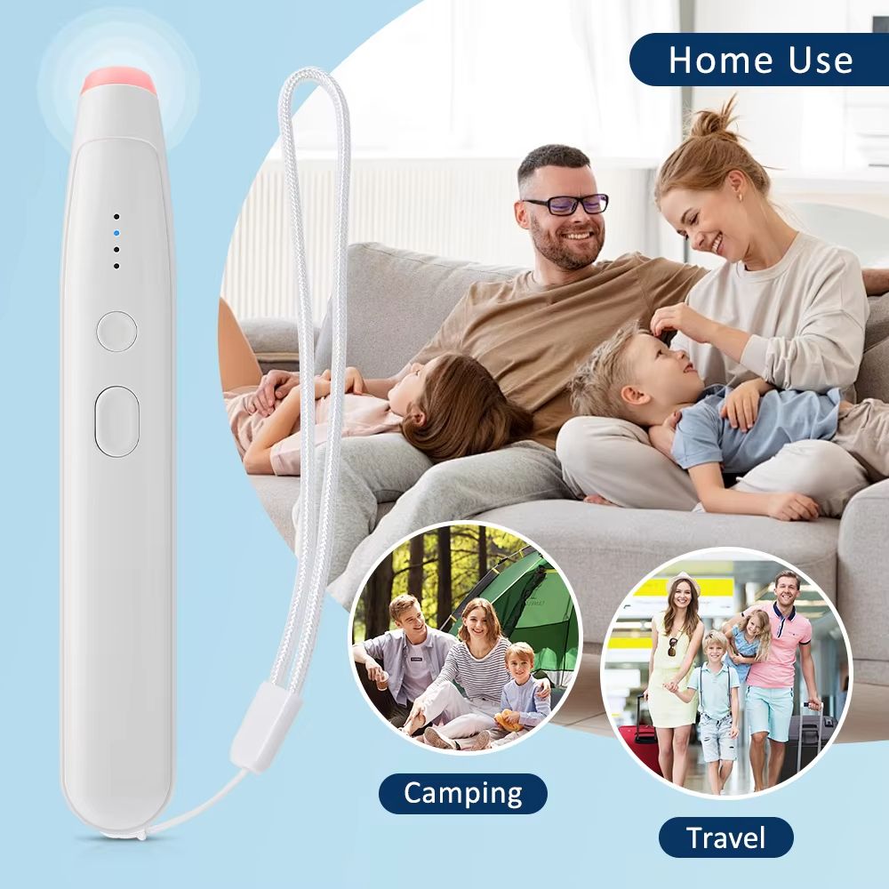 Portable Mosquito Bite Relief Pen Chemical Free Rechargeable AntiItch Device For Adult And Child 5