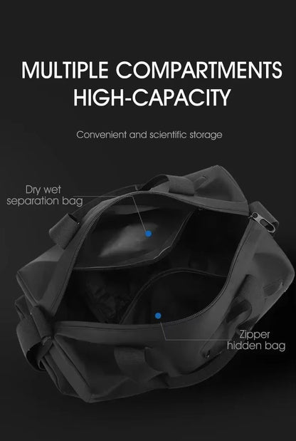 Large Capacity Oxford Travel Duffel Waterproof Sports Bag Thickened Fabric Luggage Gym Bag 1