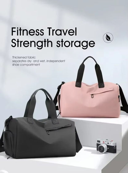 Large Capacity Oxford Travel Duffel Waterproof Sports Bag Thickened Fabric Luggage Gym Bag 5